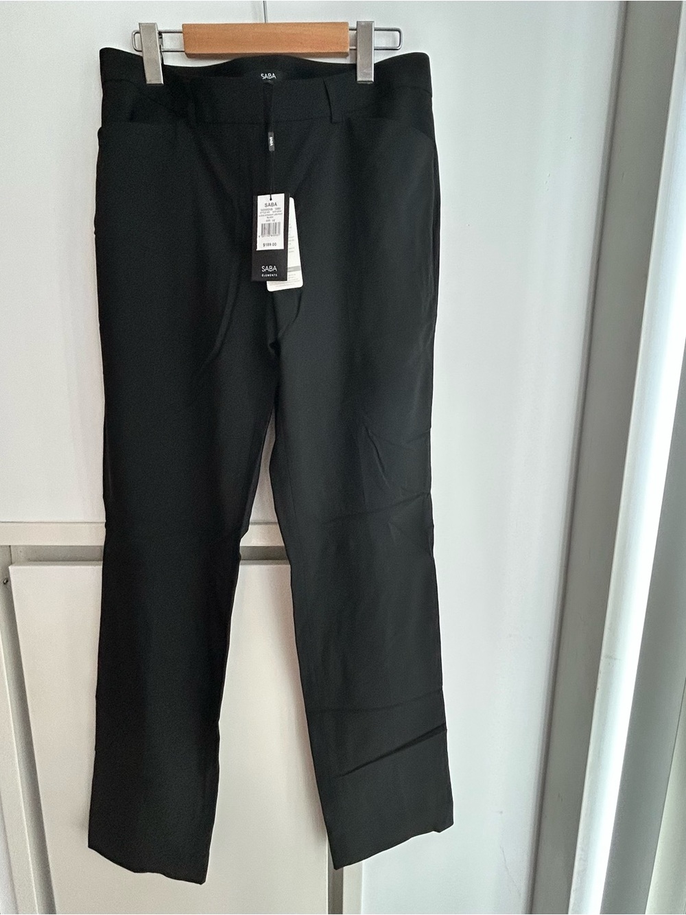 Women’s Wool Quality Dress Pants, Black, Size, US 10